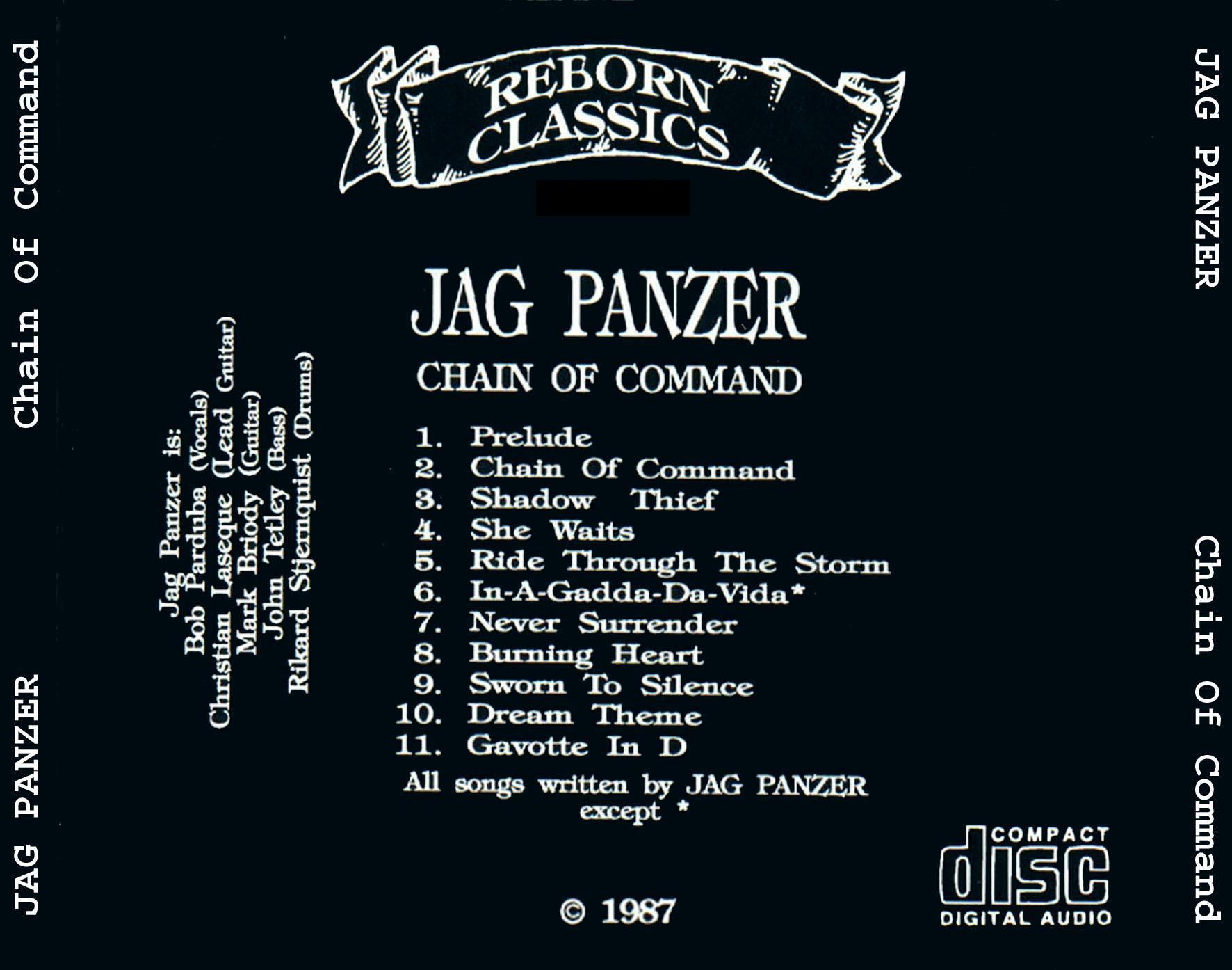 jag panzer chain of command 1987 back 